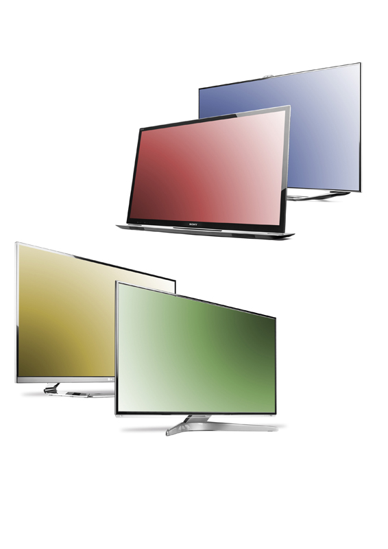 Vier erstklassige Fernseher im Vergleichstest 