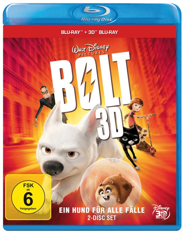 Test Bluray Film Bolt Ein Hund für alle Fälle 3D (Walt Disney